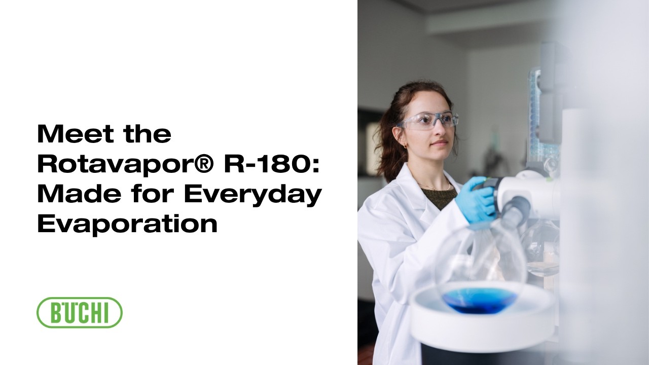 Your Everyday Lab Evaporation Partner | BUCHI Rotavapor® R-180 Evaporation System