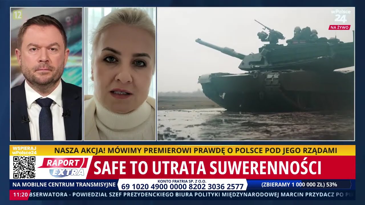 Rząd szykuje utratę suwerenności Polski przez program SAFE.  Katarzyna Sójka. Raport extra