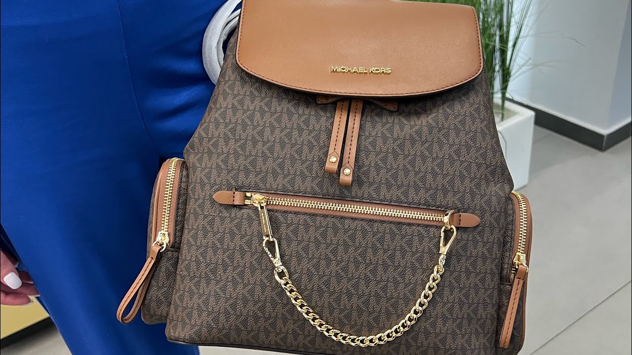 Распаковка MICHAEL KORS Jet Set Large Logo Backpack