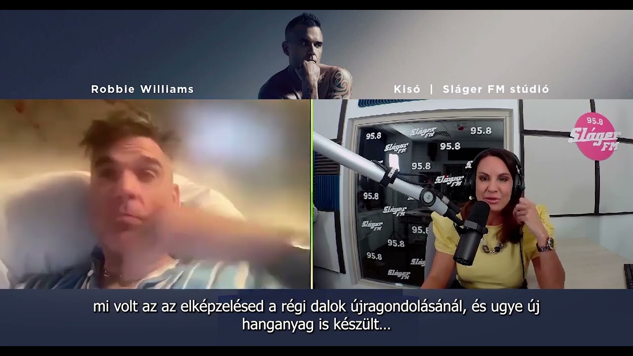 Robbie Williams interview with Sláger FM Radio