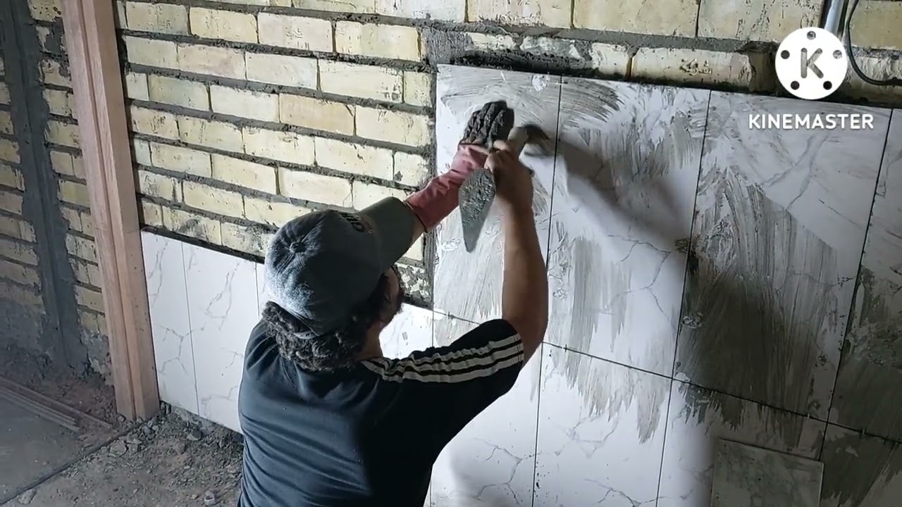 تطبيك سيراميك وخطاه السيراميك جدران ولفشل شوفو شلون ترجع اسراميكه تابع معلومات اخوكم بلال الزين