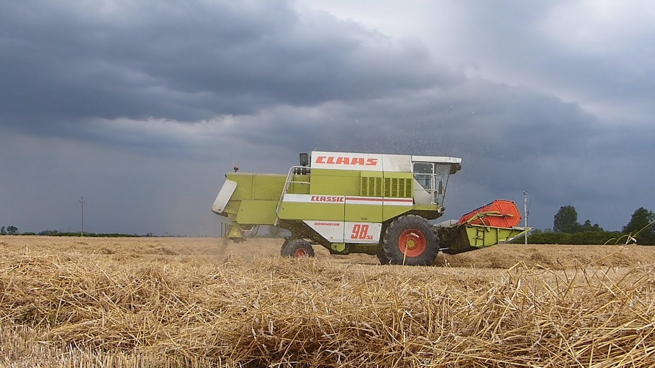 Burzowe żniwa ☆ 2017 ☆ Bizon, Claas, John Deere, Ursus ☆