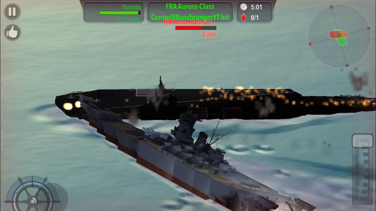 RB 50: Yamato vs FRA Aurora-class Carrier