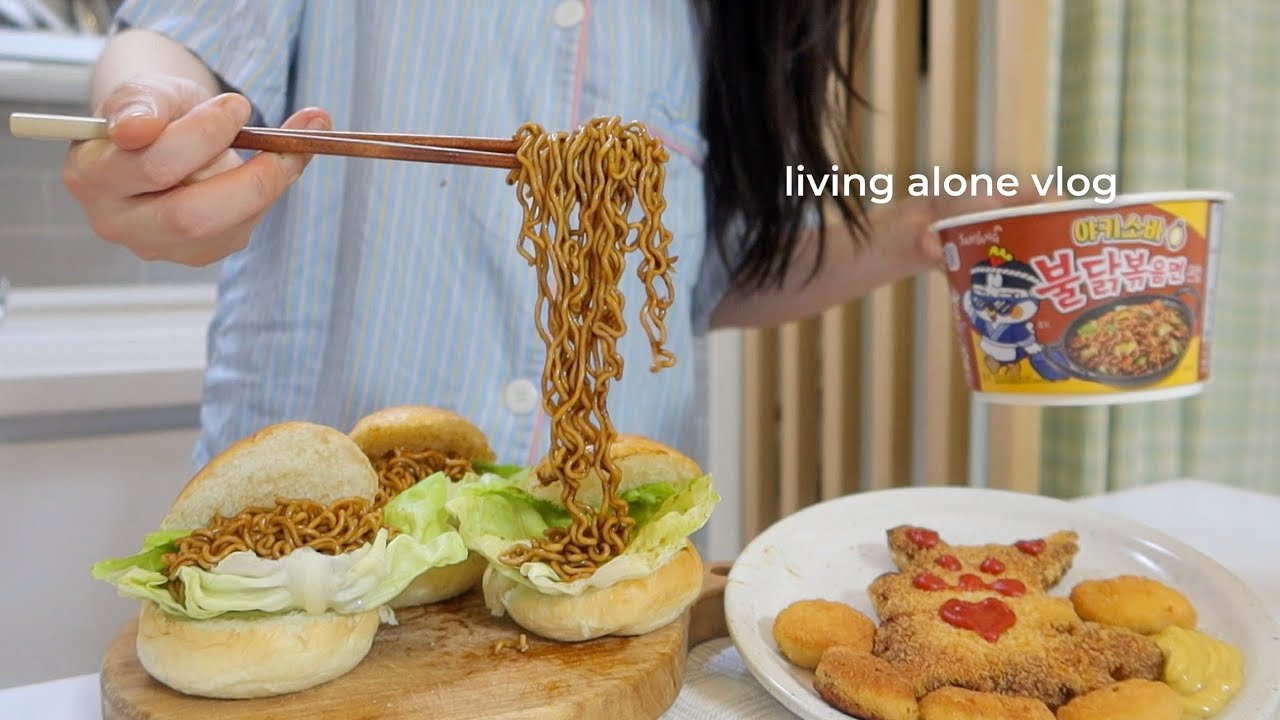 삶이 팍팍할땐 밥이라도 넉넉하게 | 불닭 야끼소바 빵, 삼겹살 덮밥, 뇨끼, 초당옥수수 수플레 팬케이크 만들기! | 자취요리
