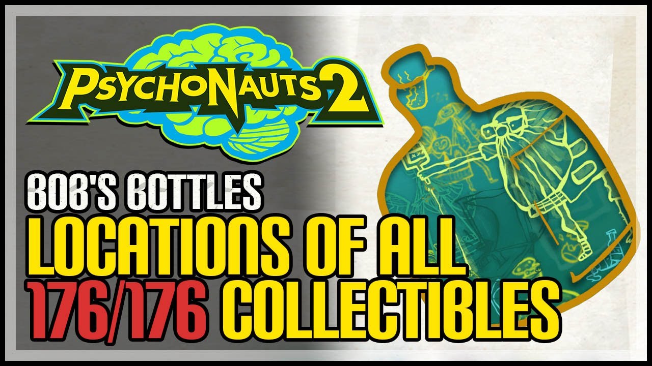 Psychonauts 2 Bob's Bottles All Collectibles