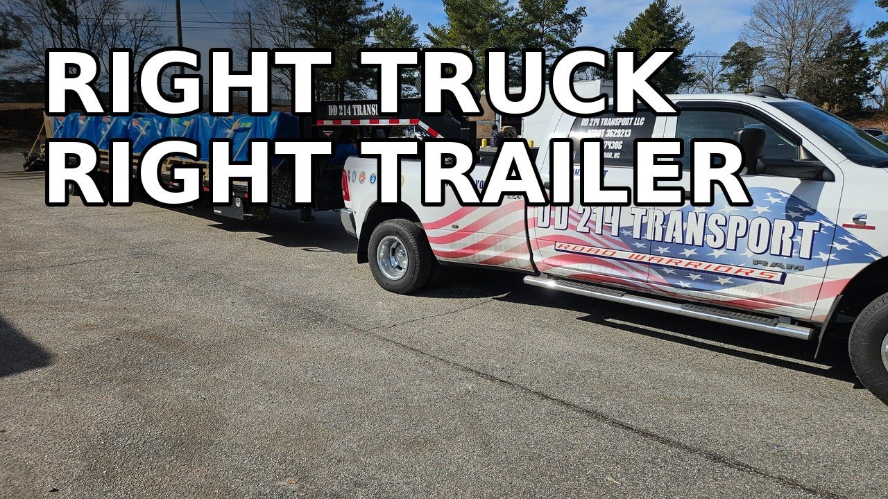 Правильный грузовик, правильный прицеп для срочных грузоперевозок.