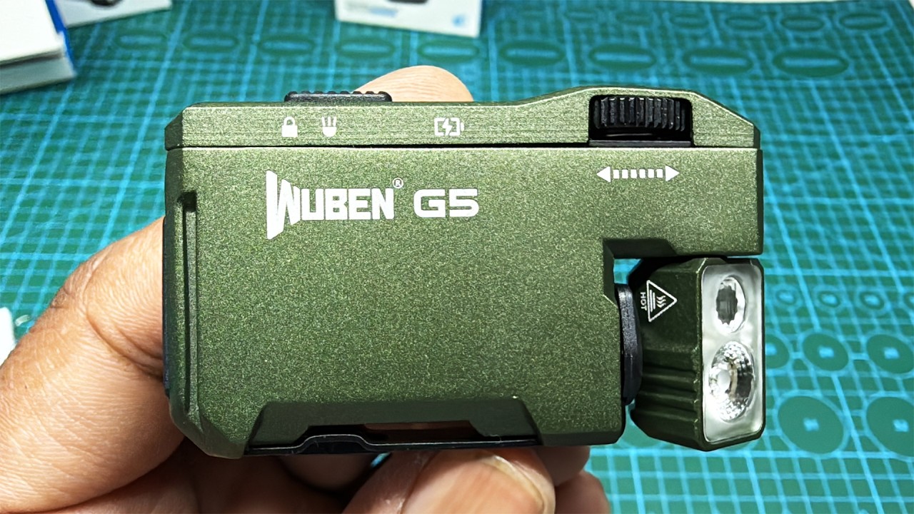WUBEN G5 Flashlight unbox and test | Bright Flashlight