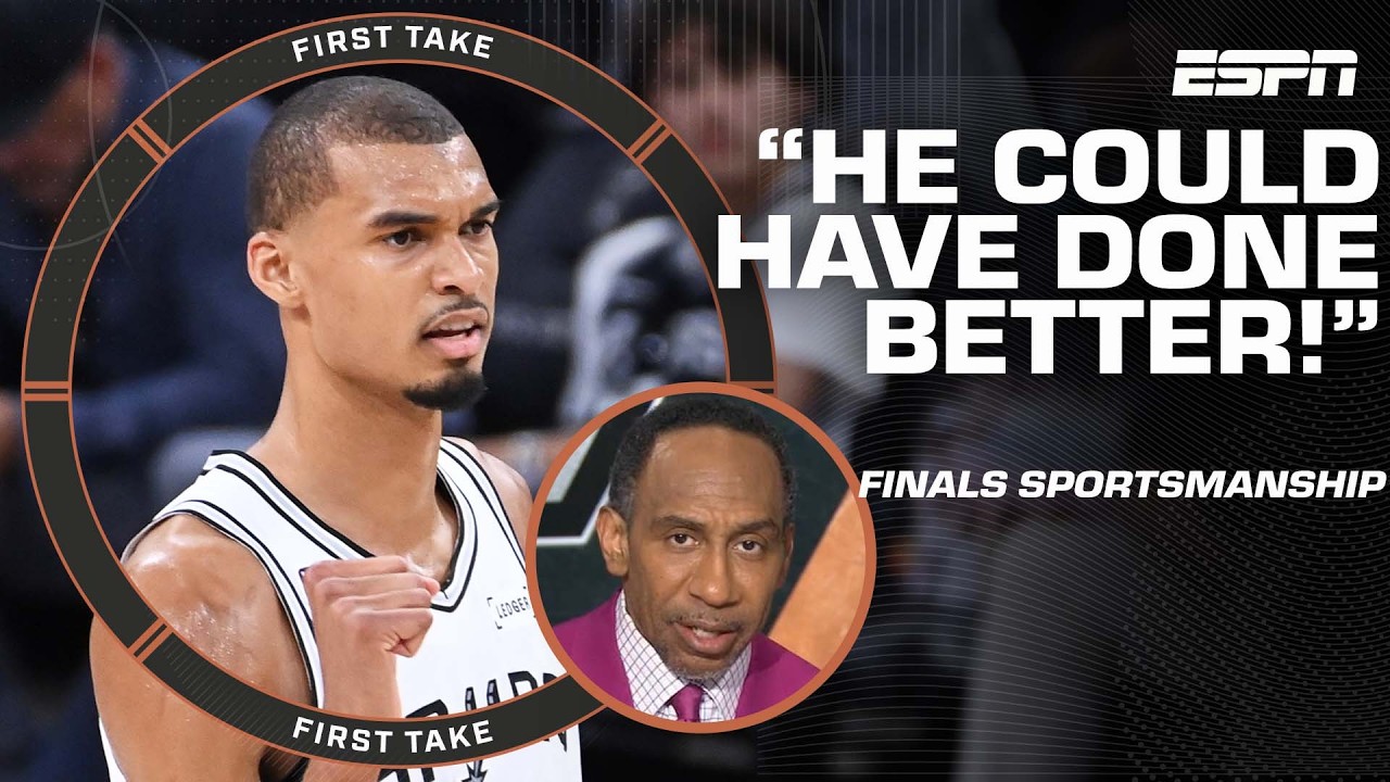 Why Kendrick Perkins has &lsquo;ZERO&rsquo; problem with Wemby not shaking hands with the Knicks 👀 | First Take