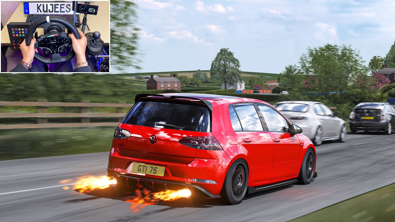 Assetto Corsa - Volkswagen Golf 7.5 GTI stage 3 | MOZA R5 Gameplay