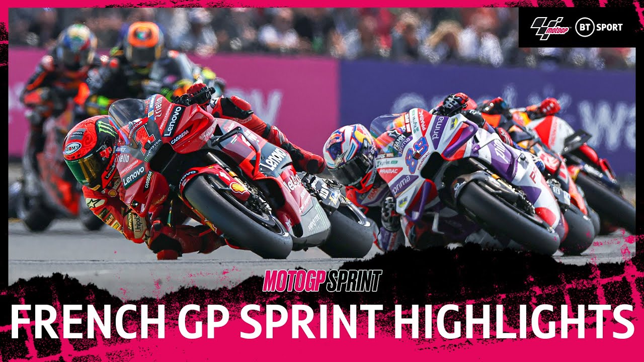 MotoGP Sprint Highlights: France (2023) | Bagnaia, Binder & Márquez battle in Le Mans