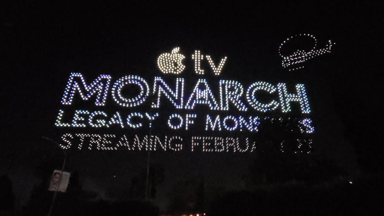 Monarch Legacy of Monsters Apple TV Drone Show