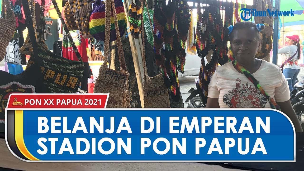 🔴PON PAPUA: Belanja Kerajinan Khas Papua di Stadion Lukas Enembe, Tempat Pembukaan PON Papua