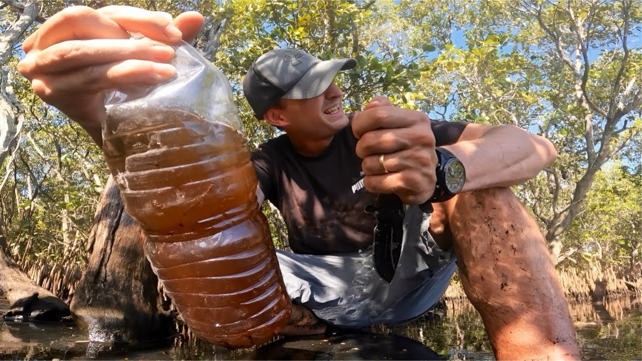 JAK OCZYŚCIĆ WODĘ Z BAGNA – SURVIVAL W AUSTRALII 💧🔥