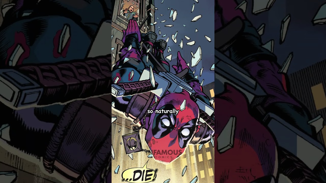 Deadpool beats creepy neighbour and saves peter #deadpool #marvel