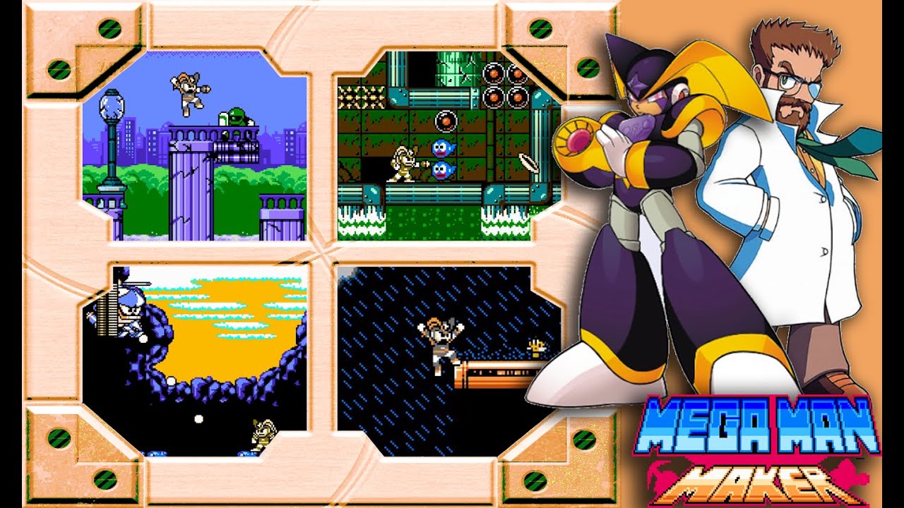 Mega Man Maker - Bass vs Cossack - Full Game