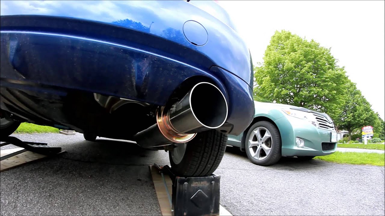 2009 Honda Fit Sport MT HKS Hi-Power muffler mod