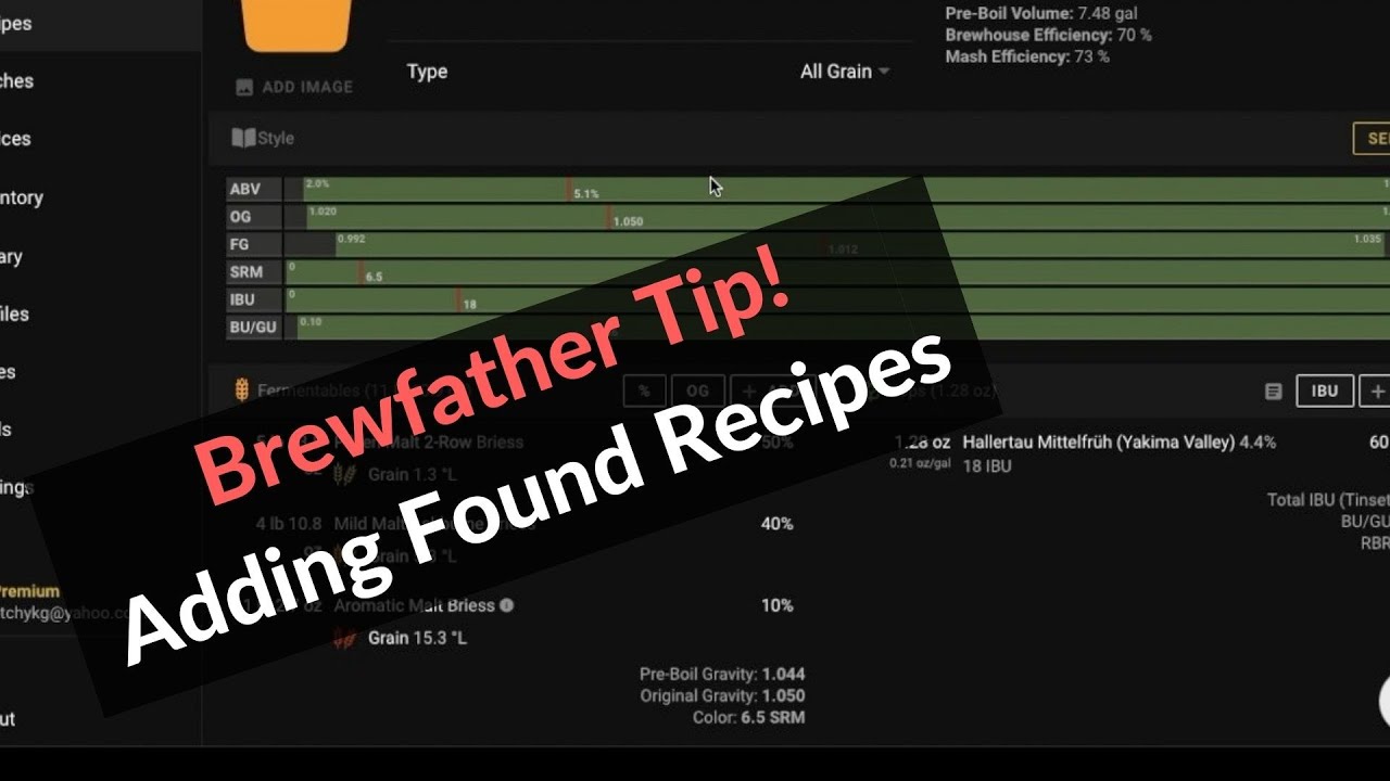 Brewfather Tip! - Correctly Adding Recipes For Your System