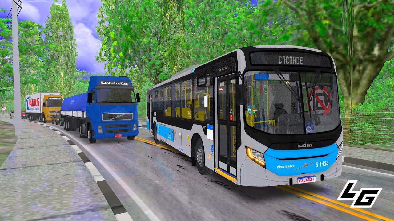 🔴[OMSI 2] Caio Millennium V Volvo B250RLE +G29 | padrão SP - Mapa SP BRASIL V1.5
