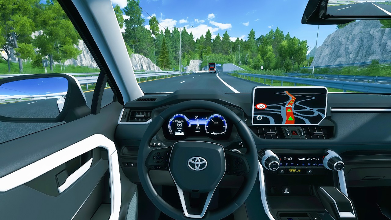 Toyota RAV4 2025 - Euro Truck Simulator 2 [POV Wheel Game Play]