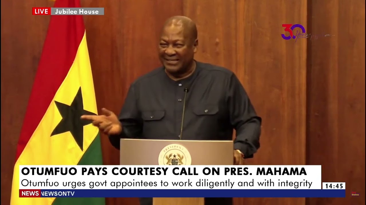 Mahama recalls surprise over Otumfuo's enstoolment as Asantehene