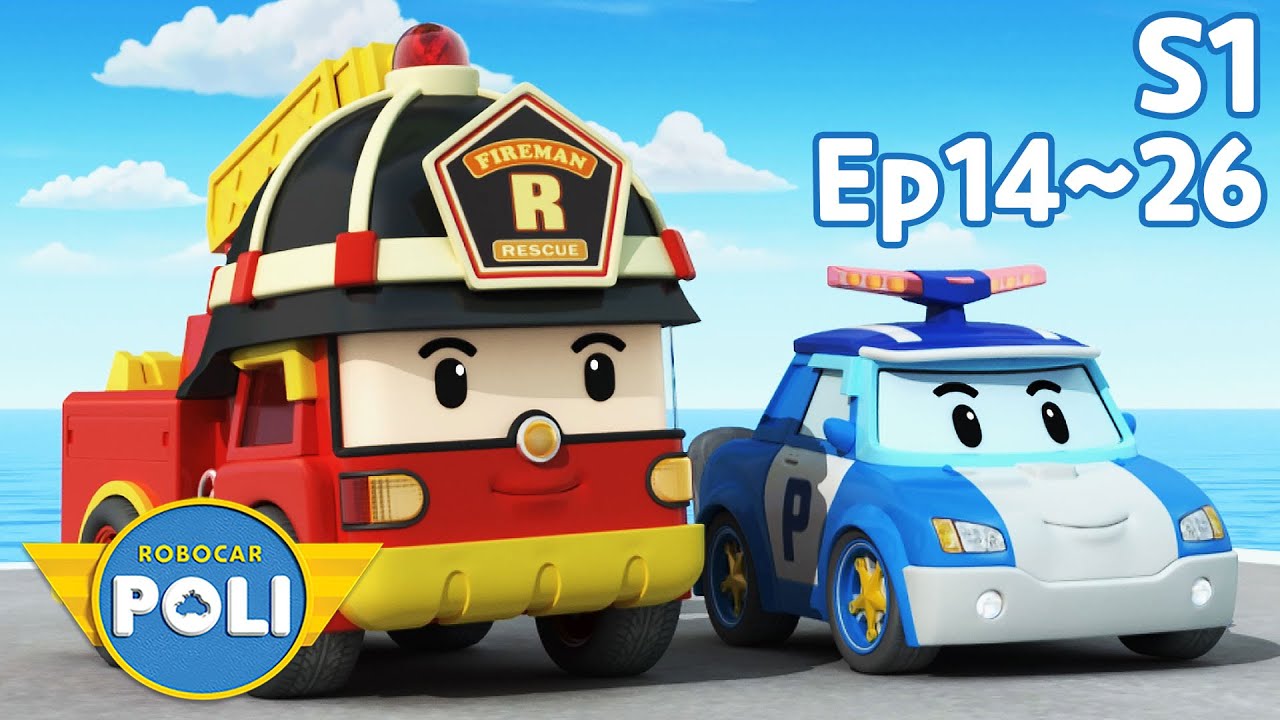 Robocar POLI Season 1 Full Ver. | Ep.14~Ep.26 | Safety Education | Cartoon for Kids |Robocar POLI TV