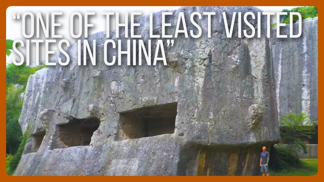 MEGALITHIC STONES at YANGSHAN QUARRY - CHINA