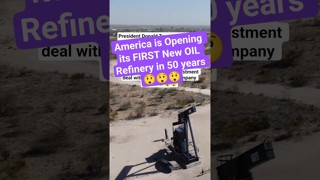 America is Opening its FIRST New OIL Refinery in 50 years 😲 #trump #oil