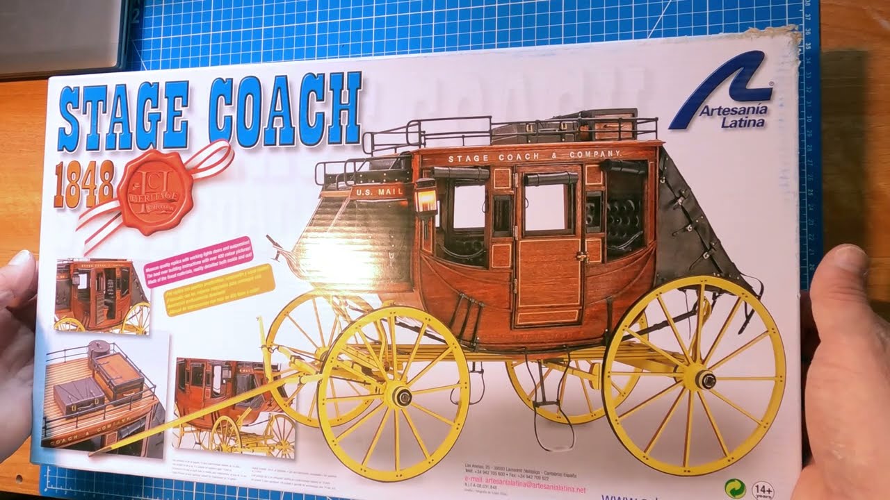Artesania Latina Stage Coach 1848: What's in the box?