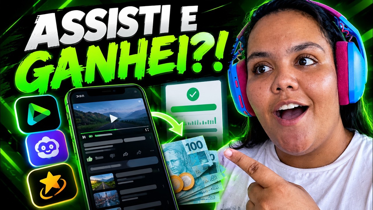 3 APPS para GANHAR DINHEIRO ASSISTINDO V&Iacute;DEOS (GR&Aacute;TIS e SEM INVESTIR)