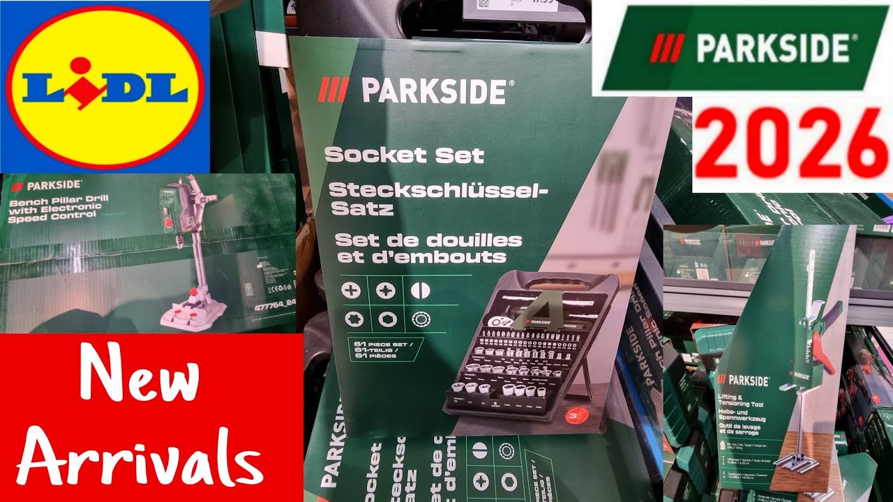 Lidl Parkside  New Tools  Drop This Week  |  January 2026 | What's New in Middle of Lidl 