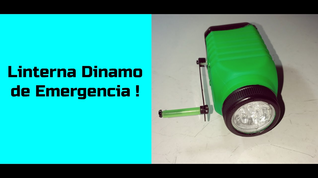 Linterna DINAMO de emergencia !