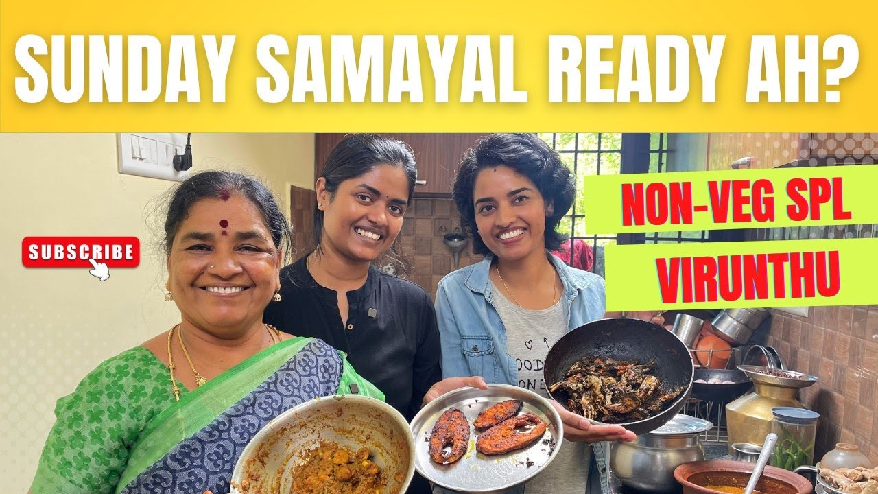 Sunday Samayal Non-Veg Spl Virunthu Vlog🍲 | 