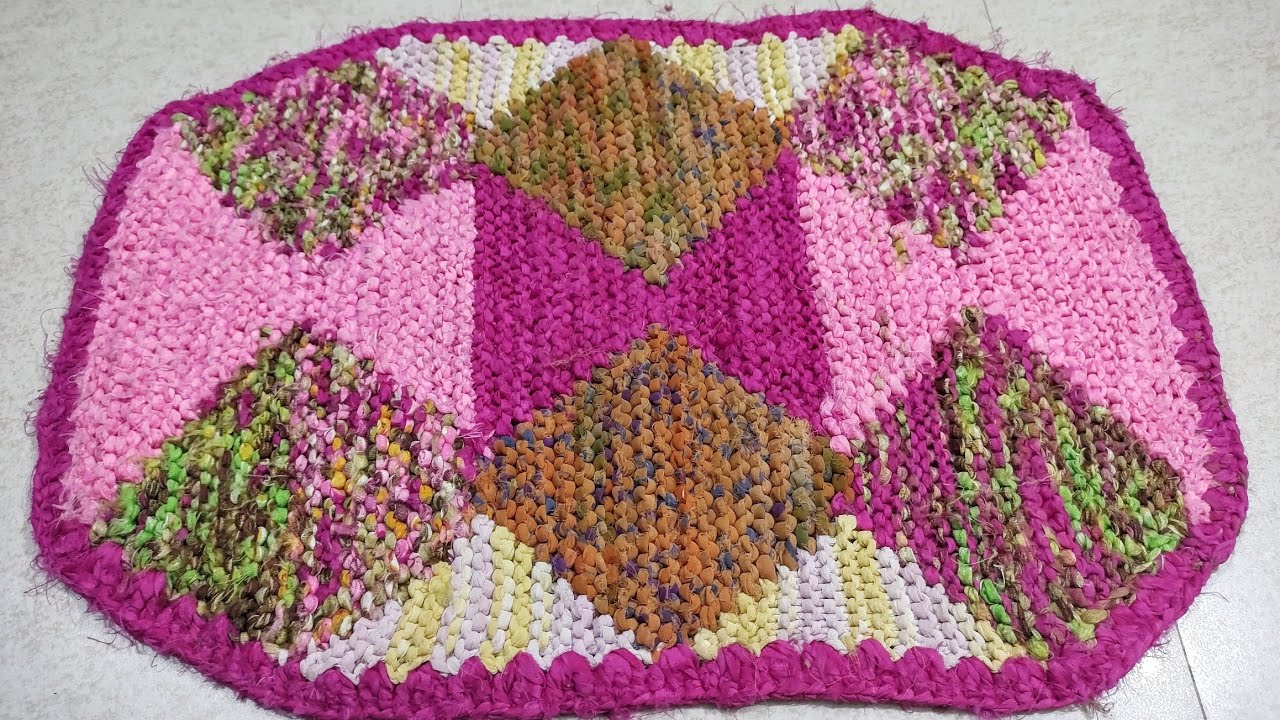 Multicolor Paydan design | Colorful doormat making tutorial | latest design 2020 | VMSH creation
