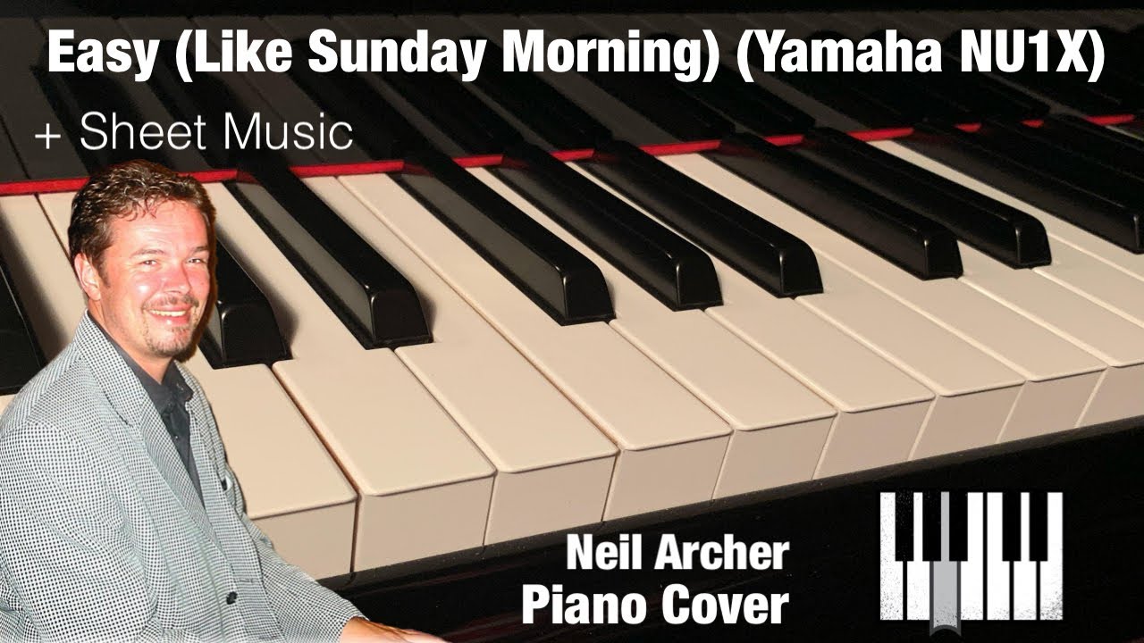 Easy (Like Sunday Morning) - Commodores - HD Piano Cover + Sheet Music
