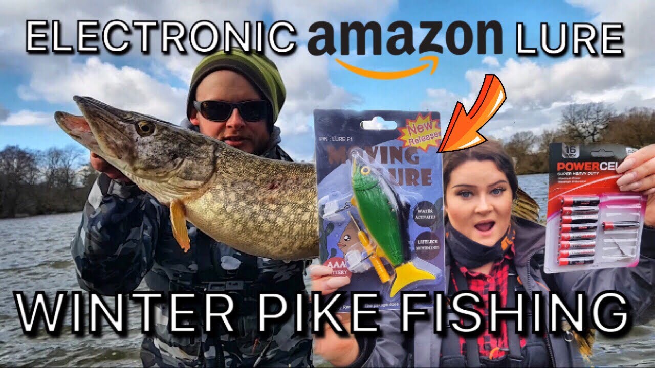 Pike Fishing With an AMAZON Battery Powered BIONIC Bestok Electric Lure