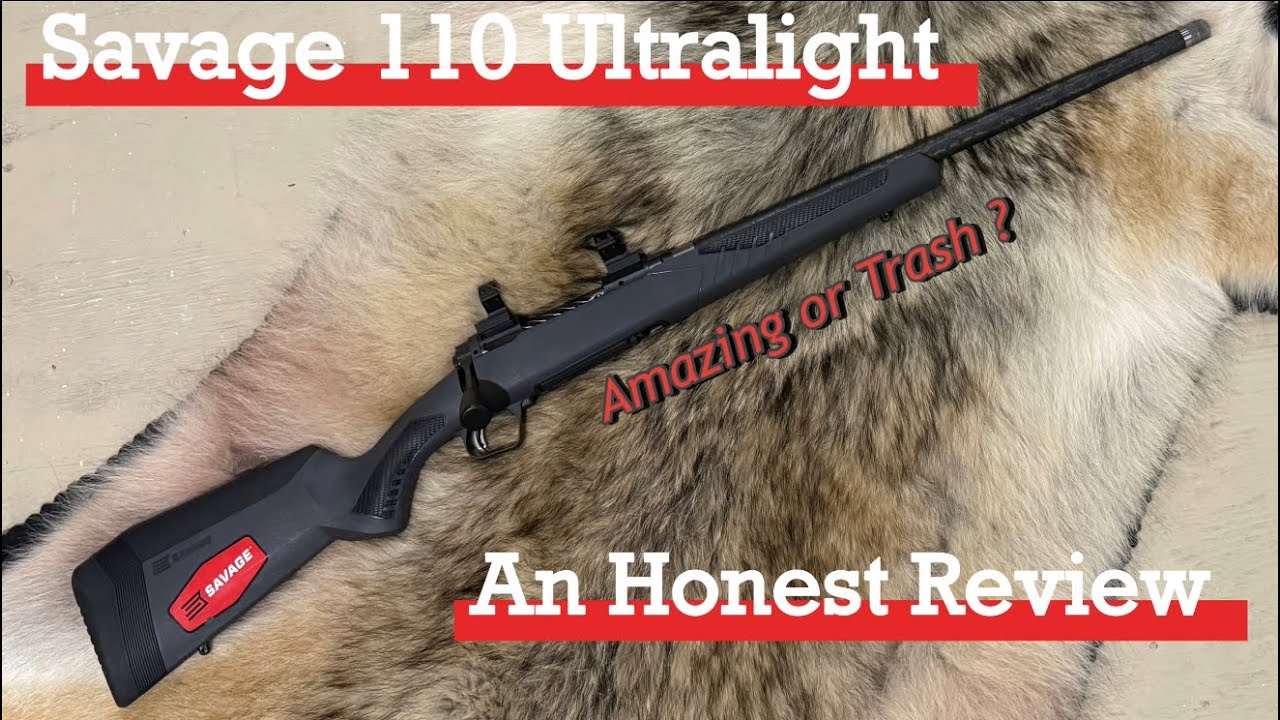 Savage 110 Ultralight .308win / Честный обзор