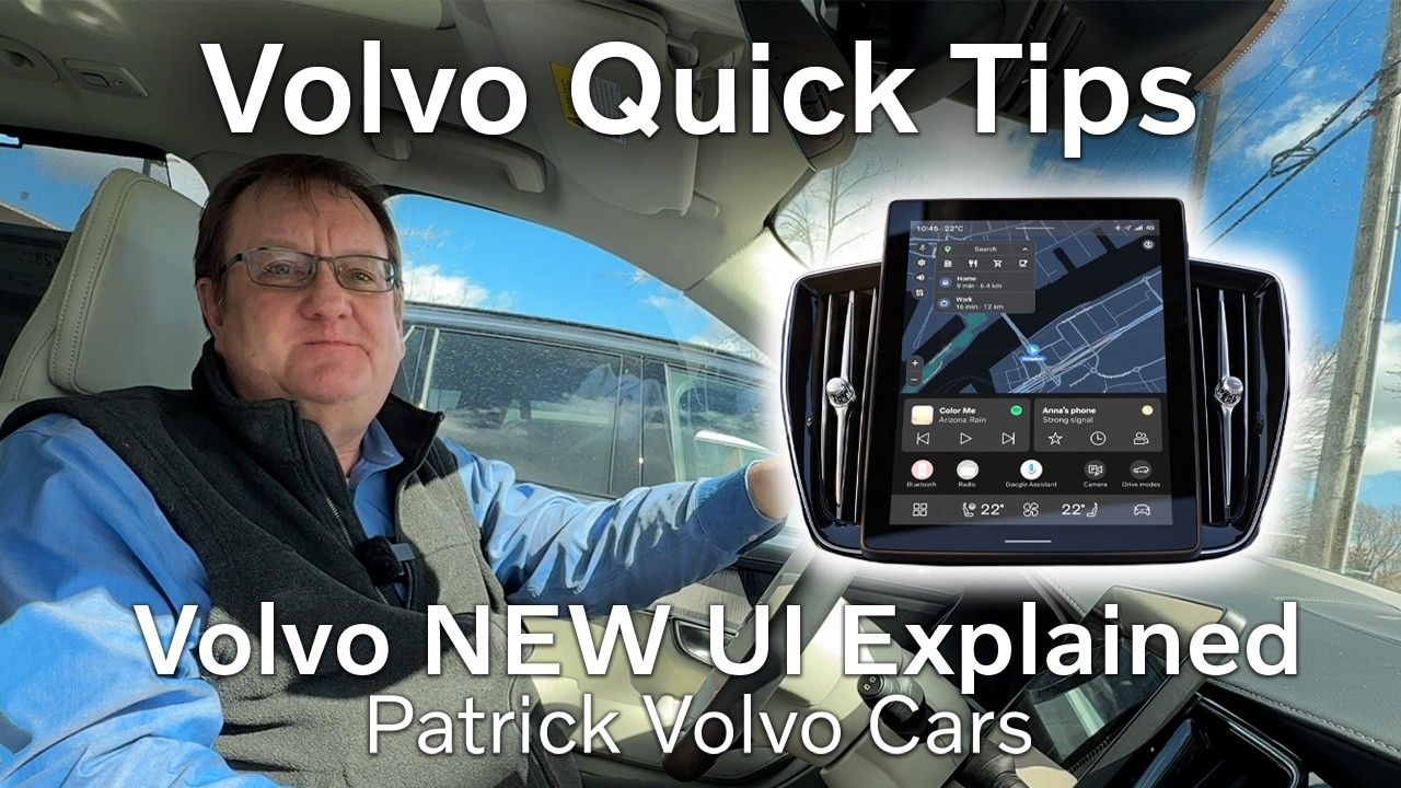 Краткие советы по Volvo | Новый пользовательский интерфейс Volvo | Патрик Volvo Автомобили | Шаум...