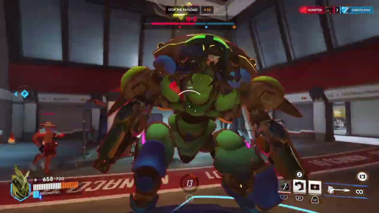 Overwatch Tank member we are there shield
