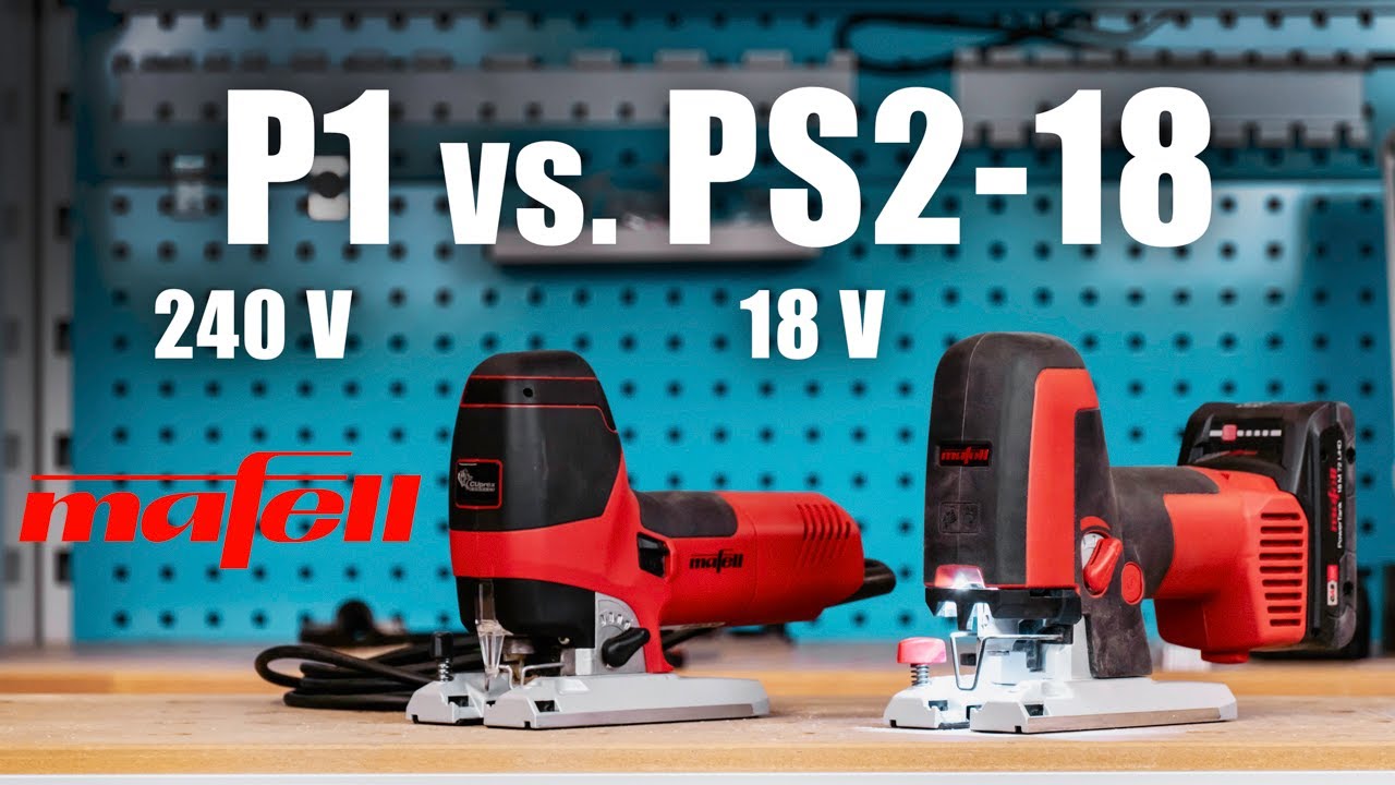 Porovnání přímočarých pil Mafell P1 vs. PS2-18