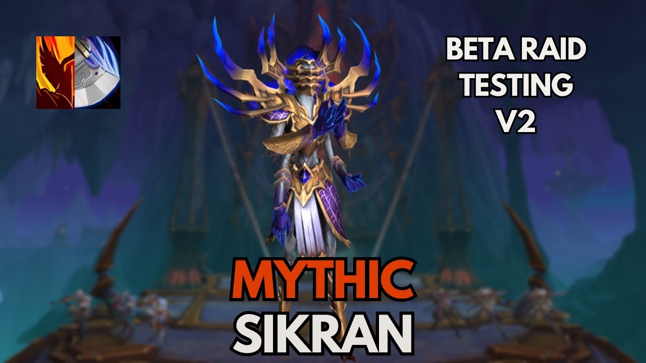 Mythic sikran (V2) || Nerub-ar Palace || Fury / Arms Warrior POV || The War Within Beta