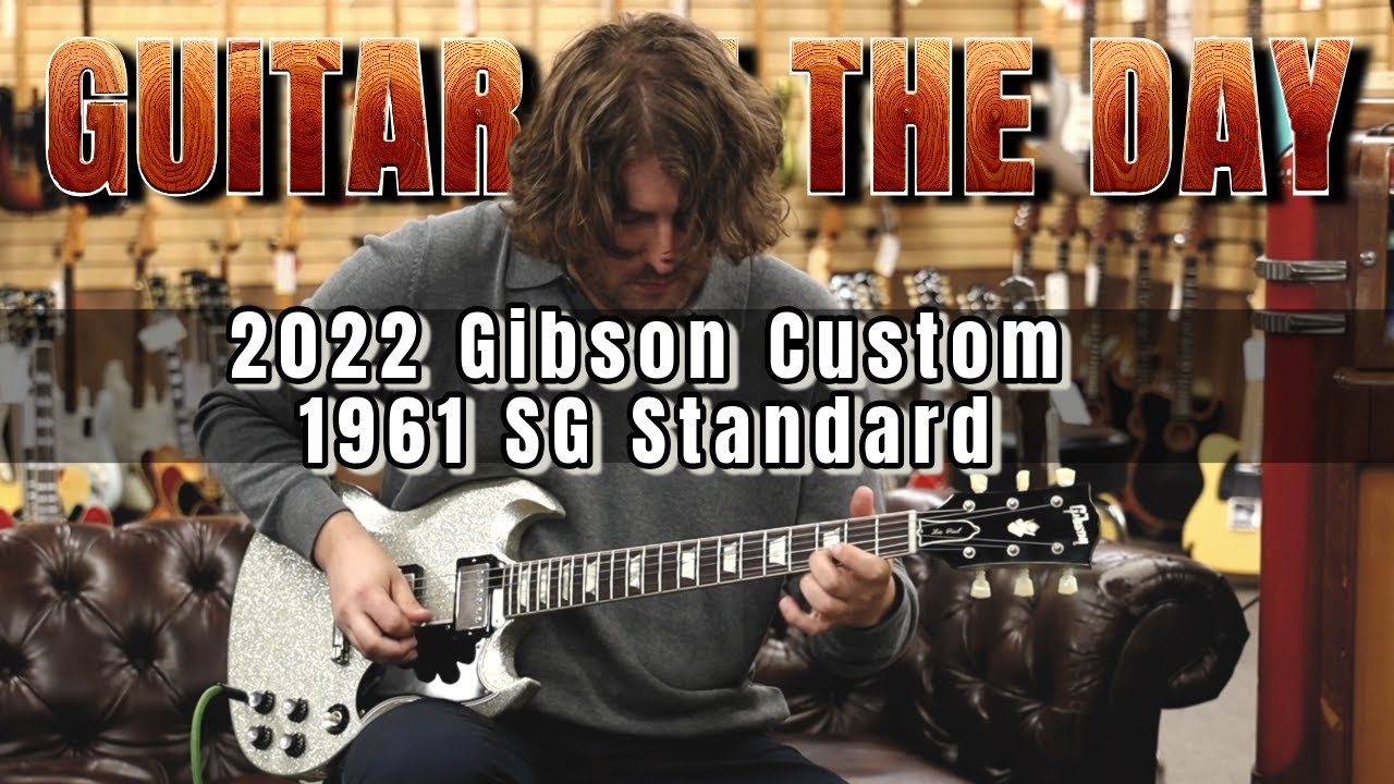 2022 Gibson Custom 1961 SG Standard Antique Sparkle | Guitar of the Day