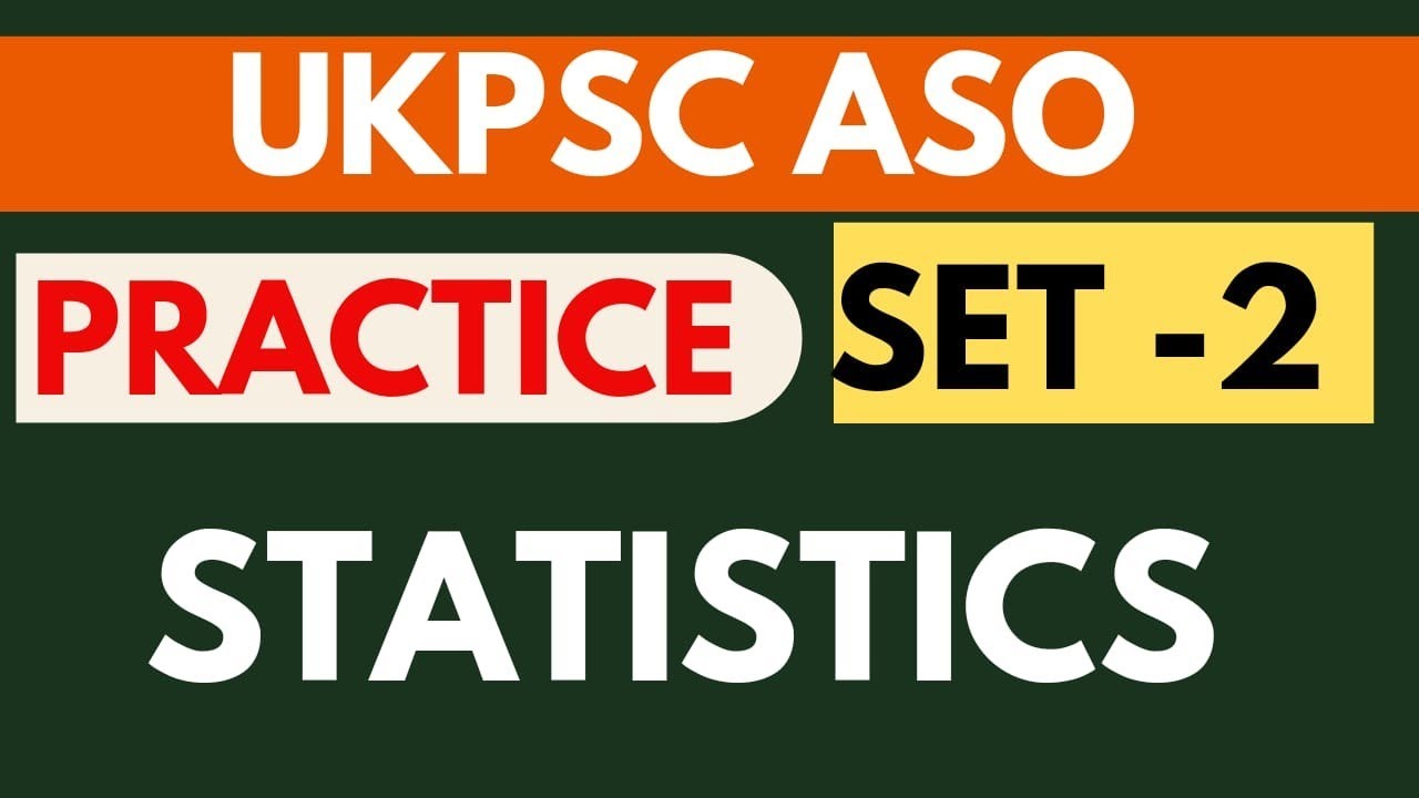 Uttrakhand statistical officer | ukpsc aso |aso statistics | aso statistics practice  series 2 | aso
