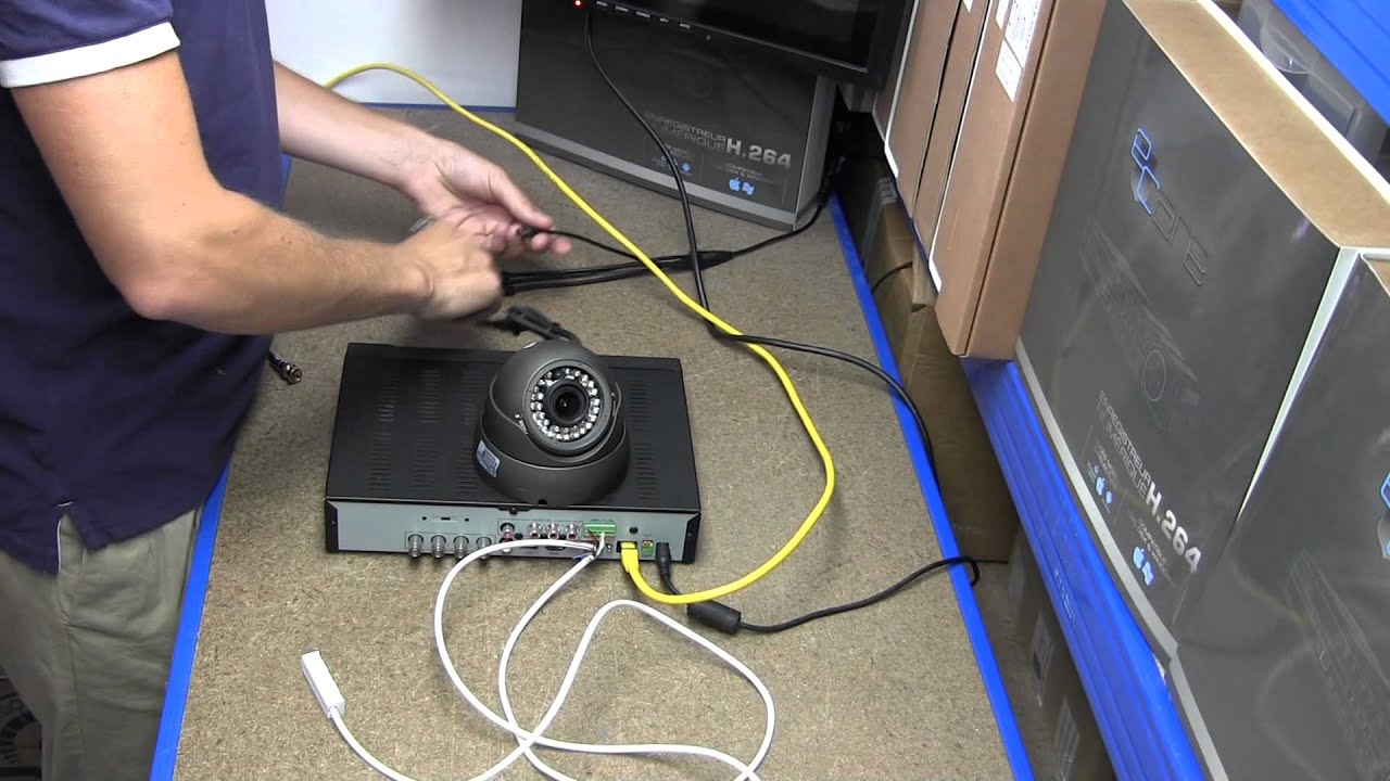 Entrées alarme sur enregistreur vidéo surveillance - eCare