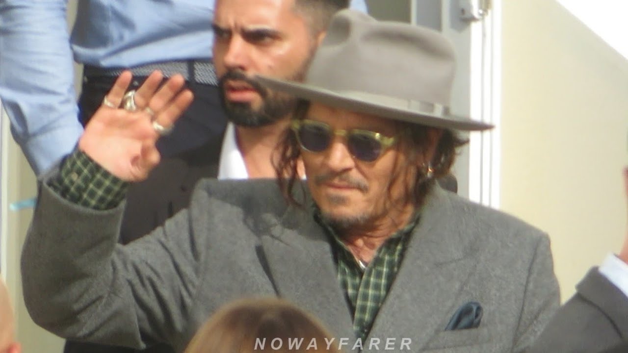 Johnny DEPP leaving the DIOR fashion show in Paris, October 1 2025