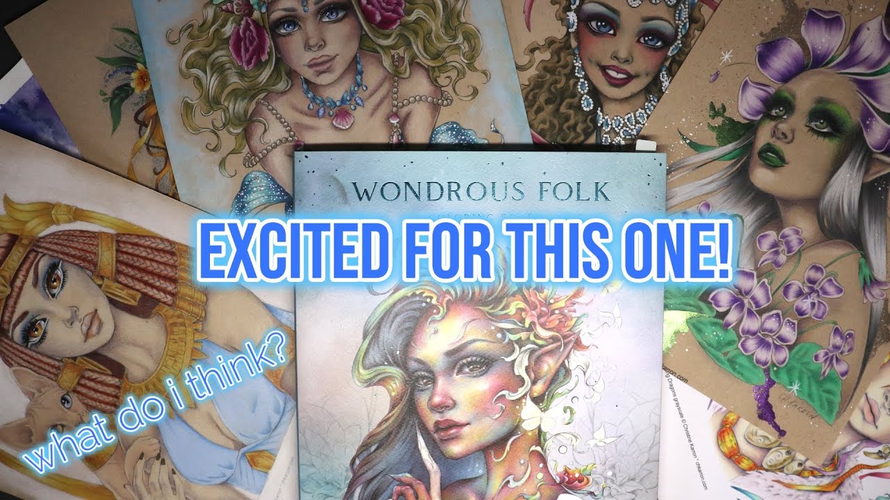 Кристин Каррон — Раскраска «Чудесный народ» — Первые впечатления