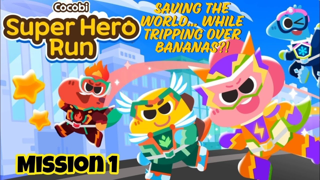 LIVE 🔴 Cocobi Superhero Run 🦸‍♂️😂 | Saving the World... While Tripping Over Bananas?! |
