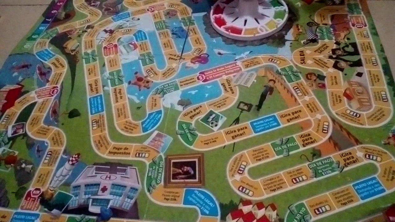 Juego de mesa LIFE con una amiga.