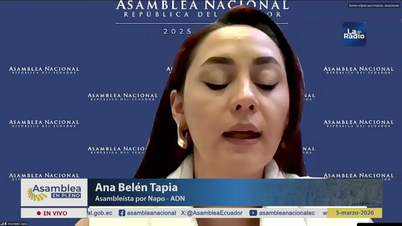 Asambleísta Ana Belén Tapia - Sesión 075