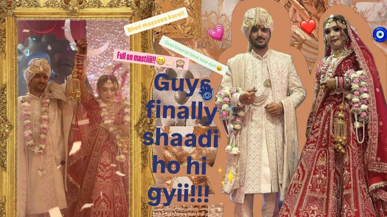Finallyyyyy ho gyii shadi❤️🥳 || #amiksha #wedding #congratulations 🫶🏻💗