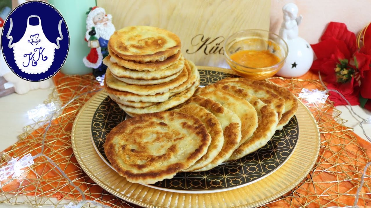 Käsegebäck / Lepjeschki mit Käse, Rezept aus meiner Heimat